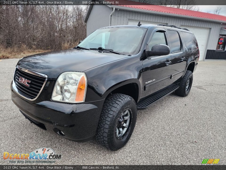 2013 GMC Yukon XL SLT 4x4 Onyx Black / Ebony Photo #8