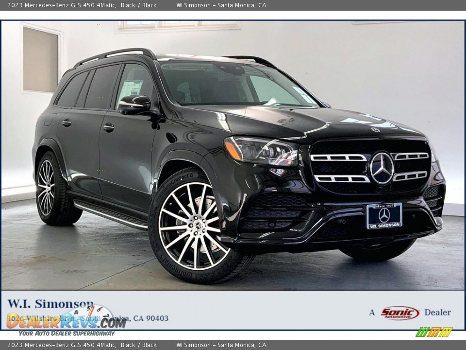 2023 Mercedes-Benz GLS 450 4Matic Black / Black Photo #1