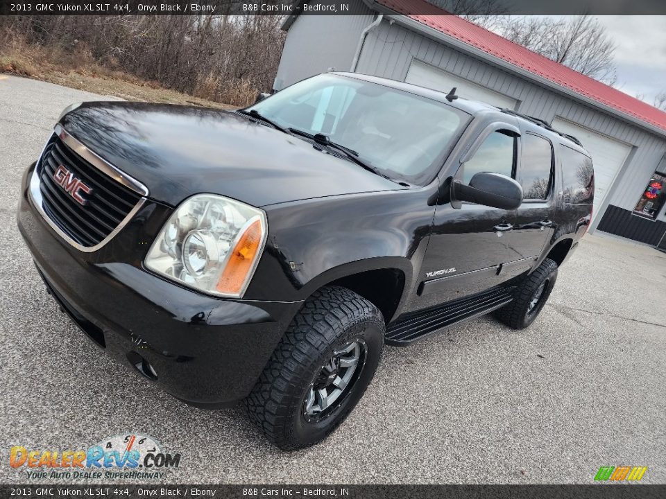 2013 GMC Yukon XL SLT 4x4 Onyx Black / Ebony Photo #29