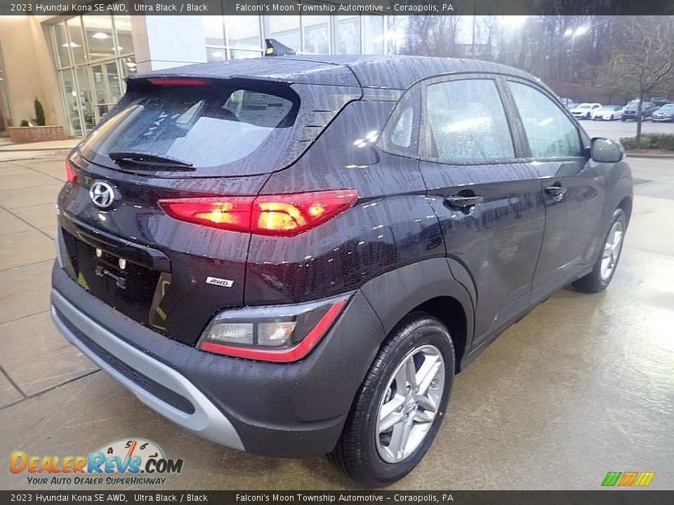 2023 Hyundai Kona SE AWD Ultra Black / Black Photo #2