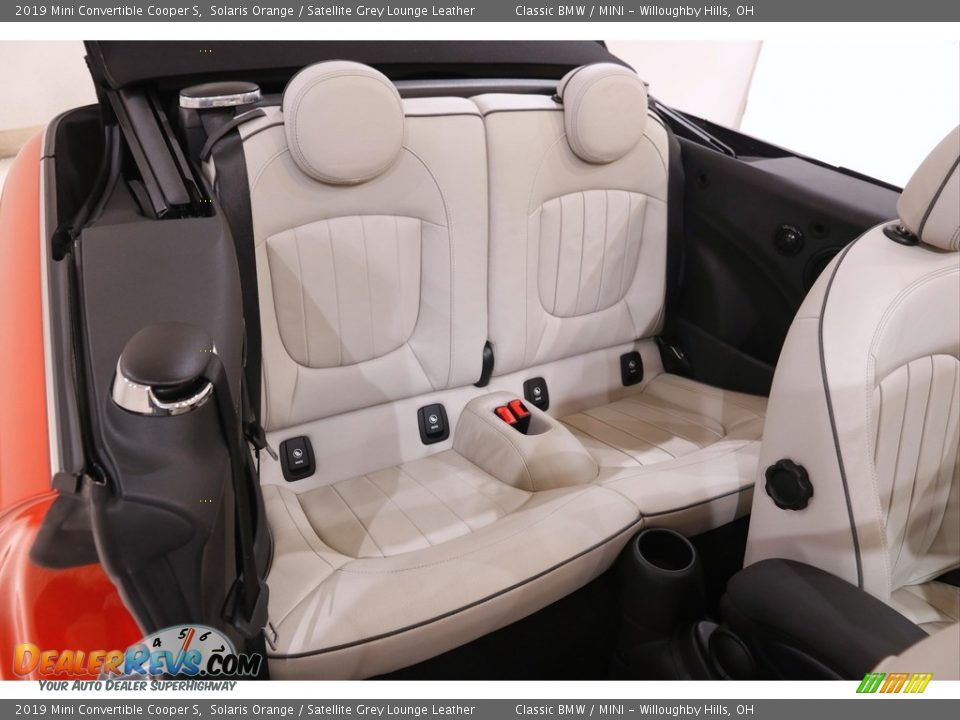 Rear Seat of 2019 Mini Convertible Cooper S Photo #19