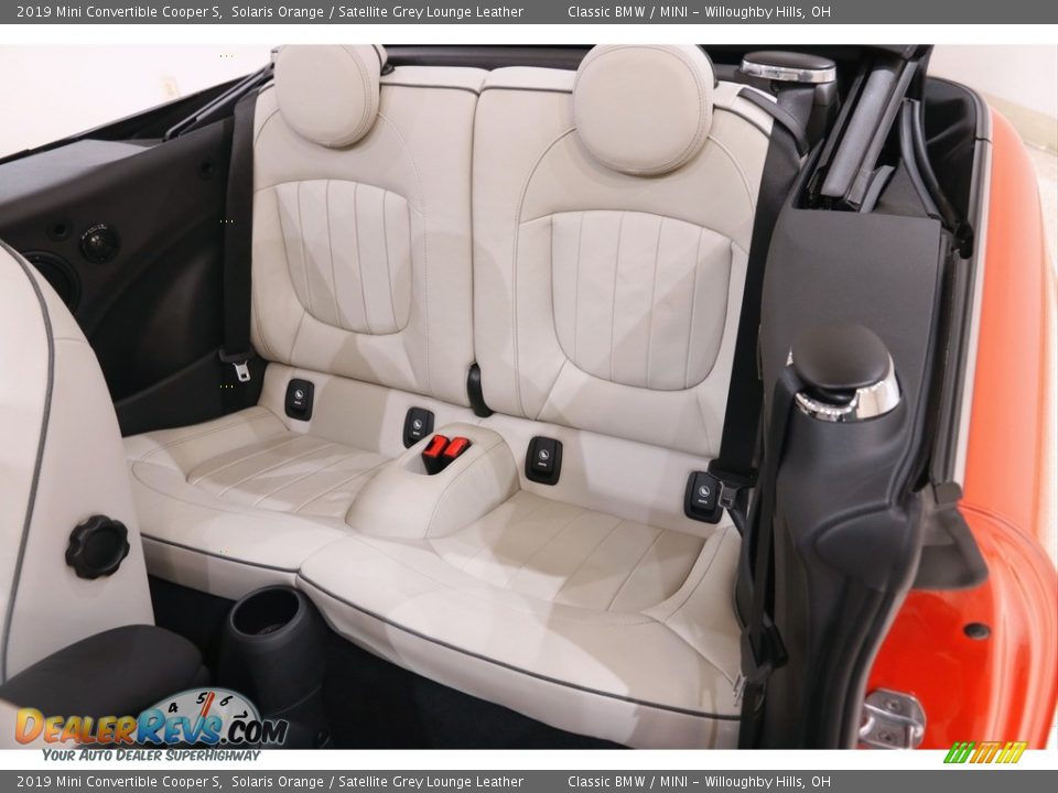Rear Seat of 2019 Mini Convertible Cooper S Photo #20