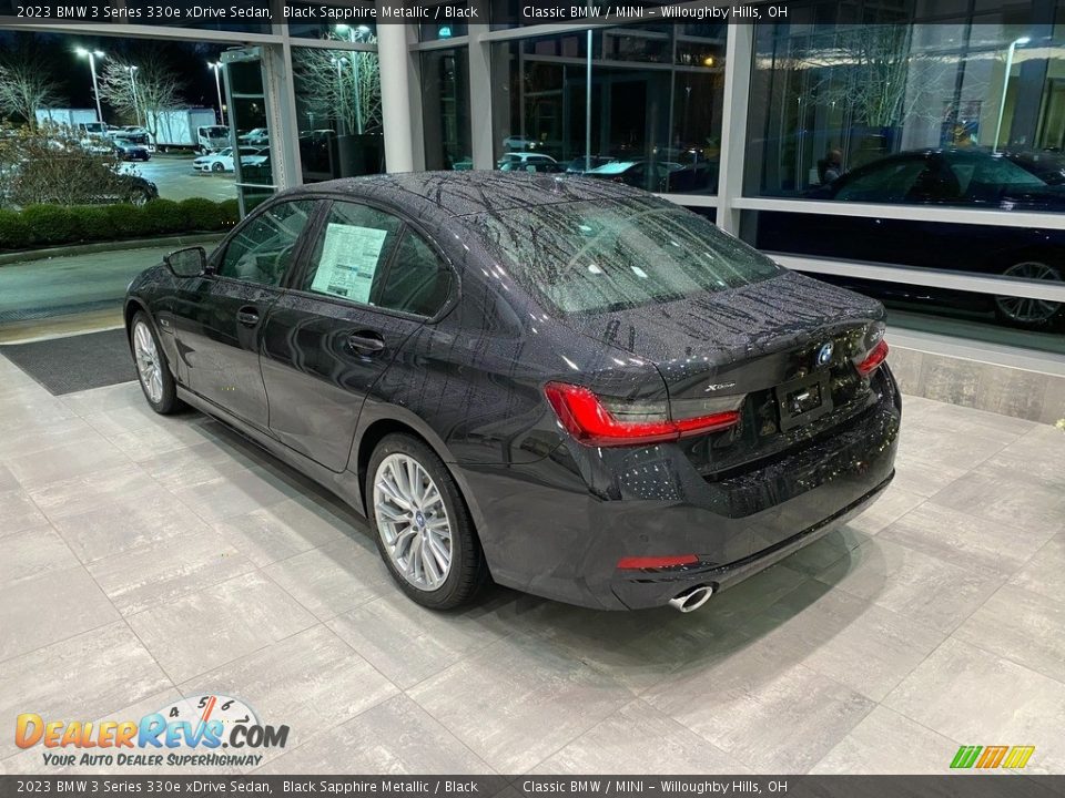 2023 BMW 3 Series 330e xDrive Sedan Black Sapphire Metallic / Black Photo #2