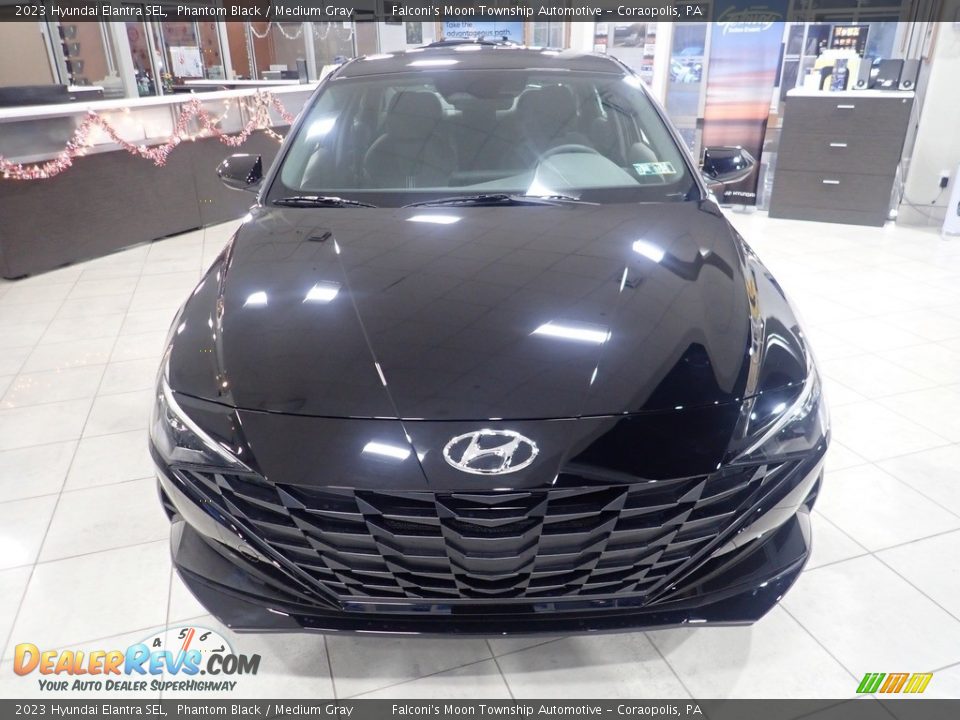 2023 Hyundai Elantra SEL Phantom Black / Medium Gray Photo #8