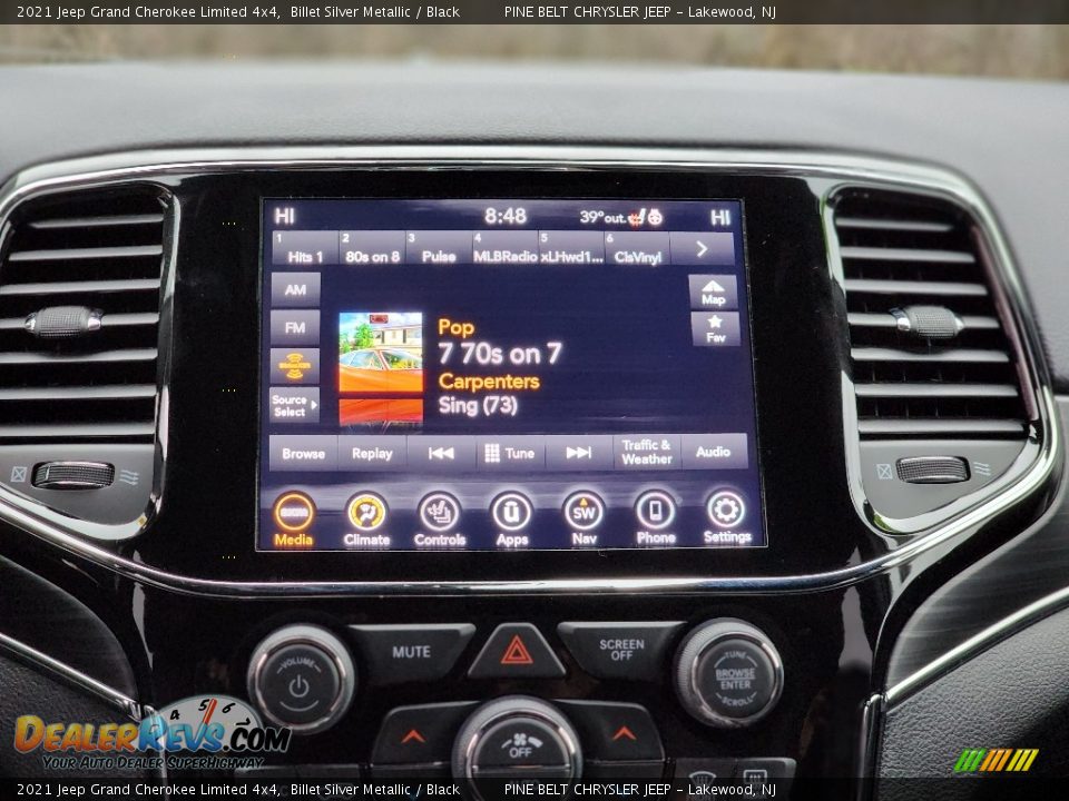 2021 Jeep Grand Cherokee Limited 4x4 Billet Silver Metallic / Black Photo #4