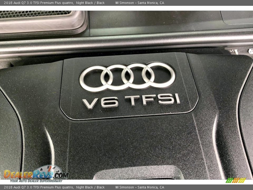 2018 Audi Q7 3.0 TFSI Premium Plus quattro Night Black / Black Photo #32