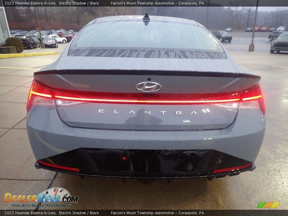 2023 Hyundai Elantra N-Line Electric Shadow / Black Photo #3