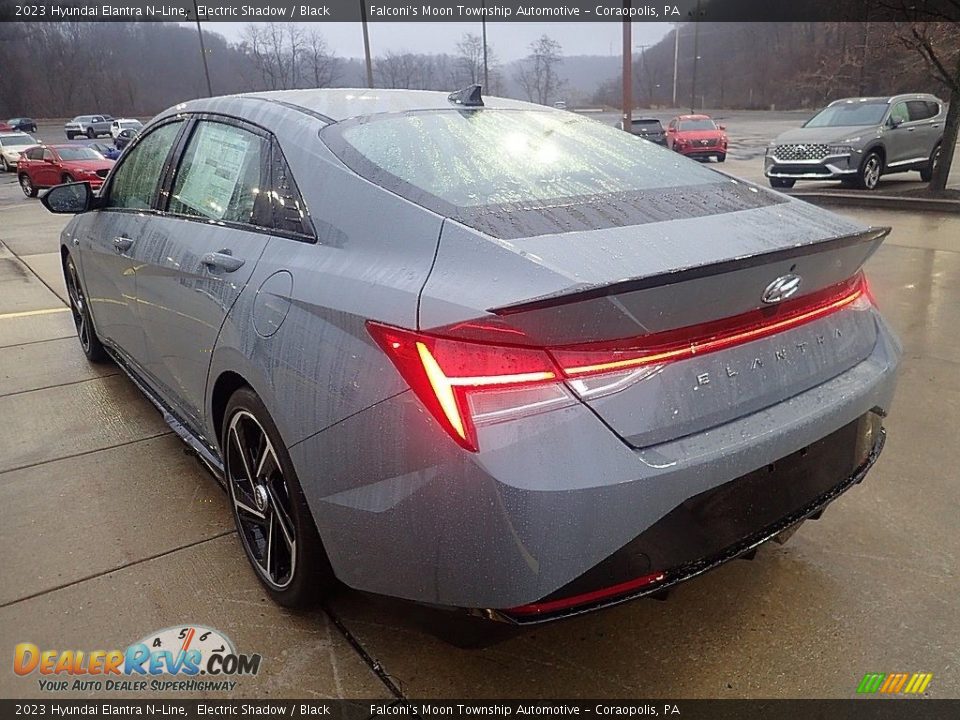 2023 Hyundai Elantra N-Line Electric Shadow / Black Photo #5