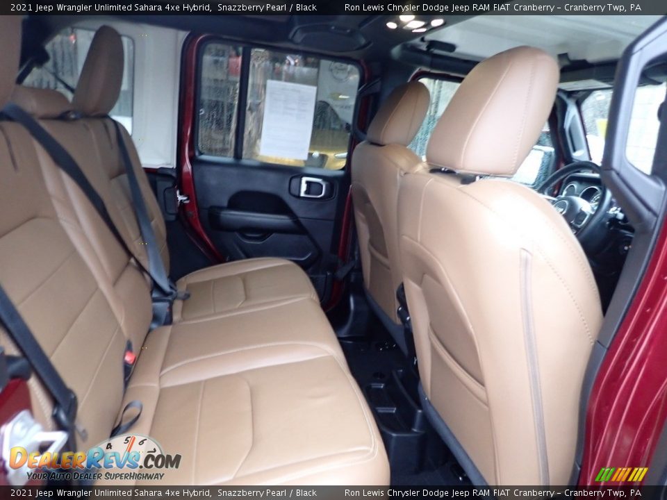 Rear Seat of 2021 Jeep Wrangler Unlimited Sahara 4xe Hybrid Photo #10