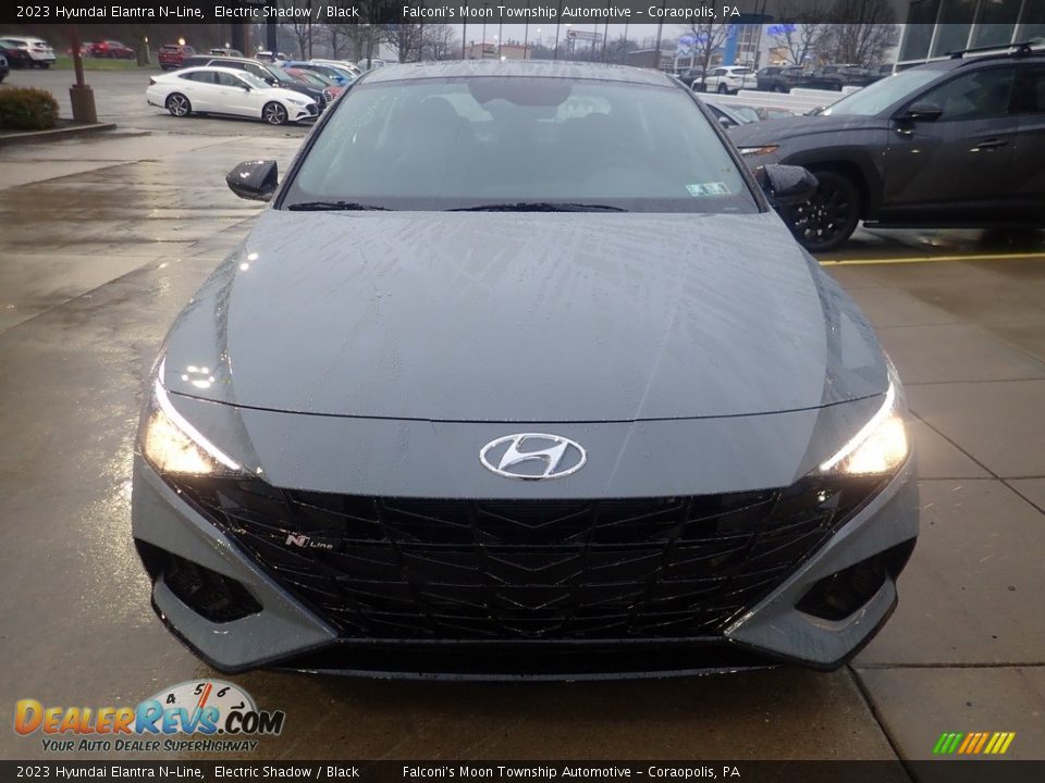 2023 Hyundai Elantra N-Line Electric Shadow / Black Photo #8