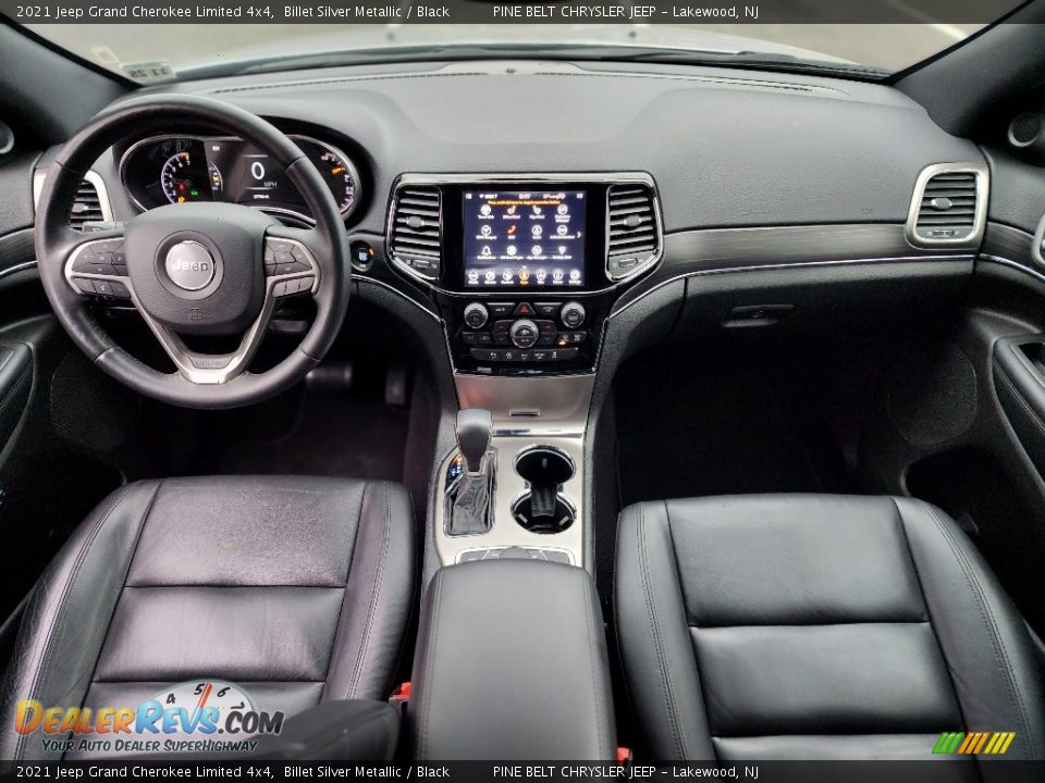 Black Interior - 2021 Jeep Grand Cherokee Limited 4x4 Photo #15