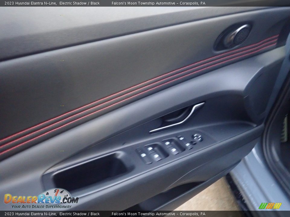 2023 Hyundai Elantra N-Line Electric Shadow / Black Photo #14