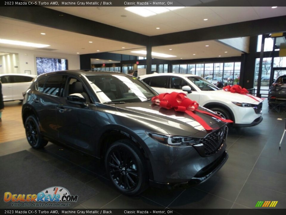 2023 Mazda CX-5 Turbo AWD Machine Gray Metallic / Black Photo #1