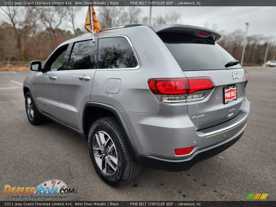 2021 Jeep Grand Cherokee Limited 4x4 Billet Silver Metallic / Black Photo #19