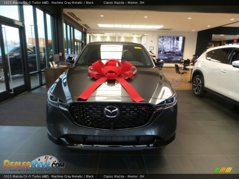 2023 Mazda CX-5 Turbo AWD Machine Gray Metallic / Black Photo #2