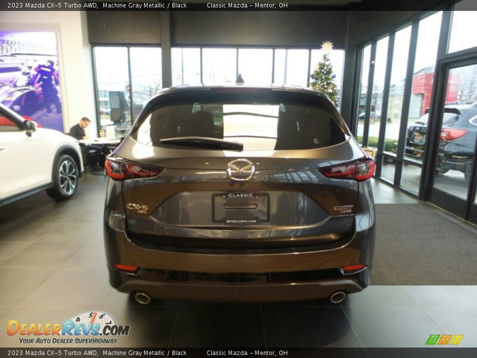 2023 Mazda CX-5 Turbo AWD Machine Gray Metallic / Black Photo #5