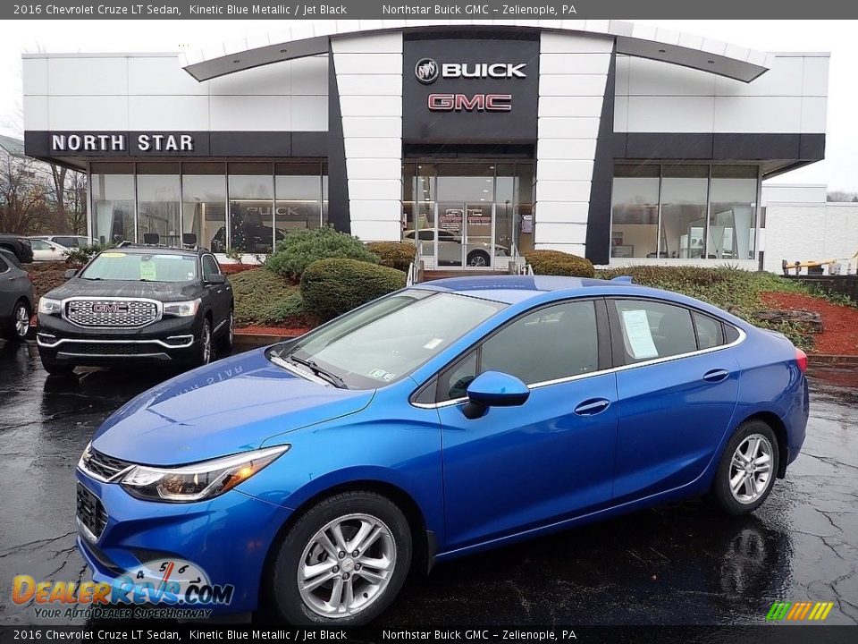 2016 Chevrolet Cruze LT Sedan Kinetic Blue Metallic / Jet Black Photo #1