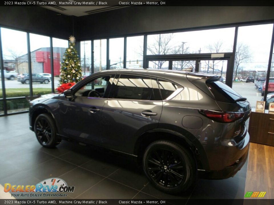 2023 Mazda CX-5 Turbo AWD Machine Gray Metallic / Black Photo #6