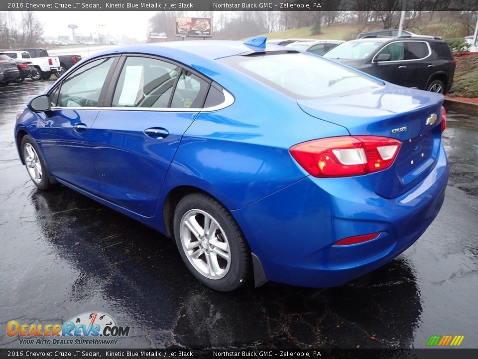 2016 Chevrolet Cruze LT Sedan Kinetic Blue Metallic / Jet Black Photo #3