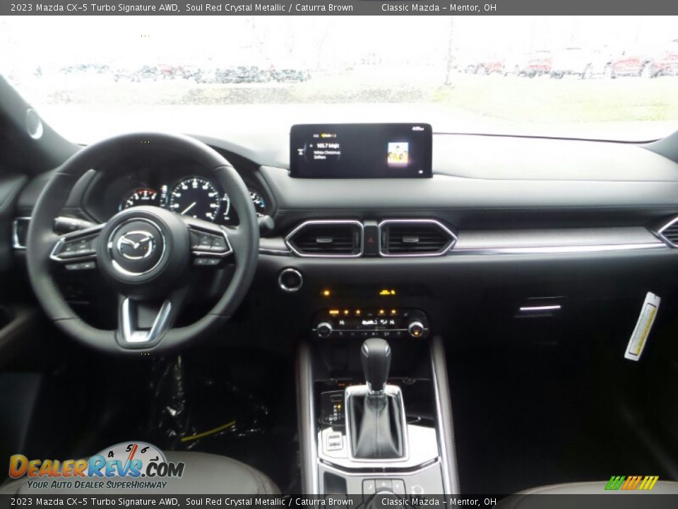 2023 Mazda CX-5 Turbo Signature AWD Soul Red Crystal Metallic / Caturra Brown Photo #3