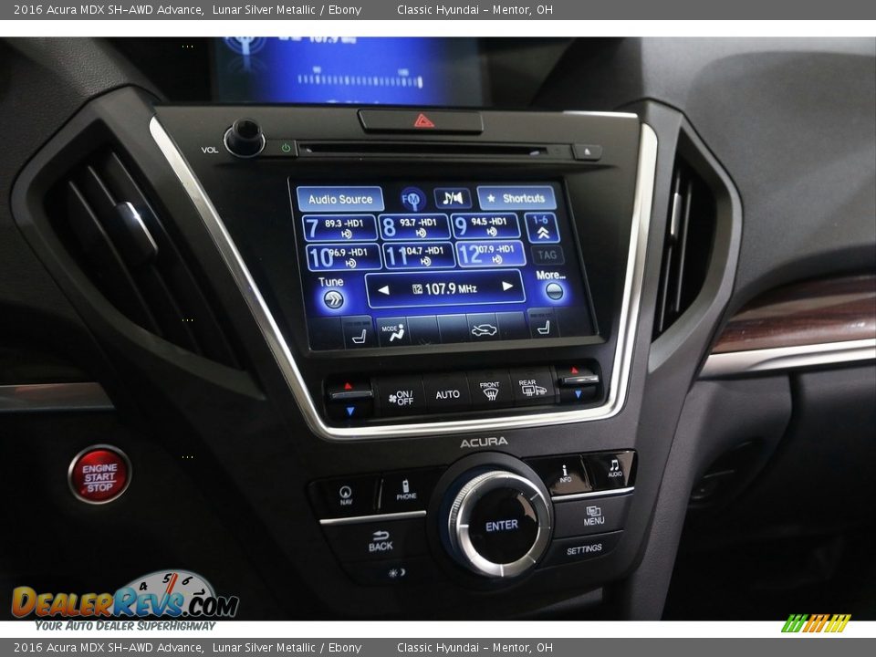 Controls of 2016 Acura MDX SH-AWD Advance Photo #14