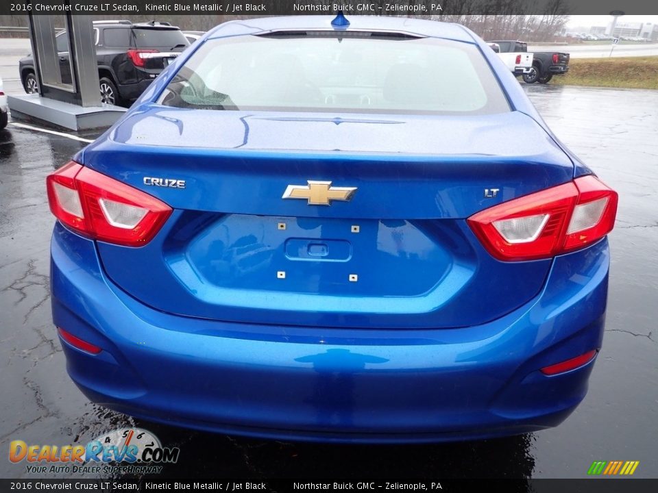 2016 Chevrolet Cruze LT Sedan Kinetic Blue Metallic / Jet Black Photo #5