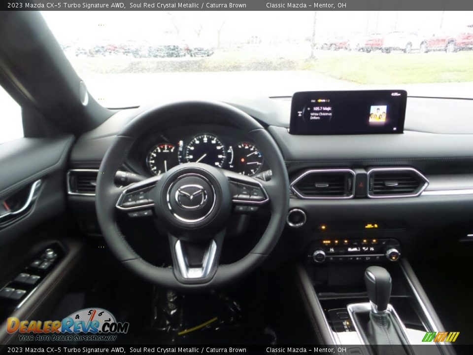 2023 Mazda CX-5 Turbo Signature AWD Soul Red Crystal Metallic / Caturra Brown Photo #4