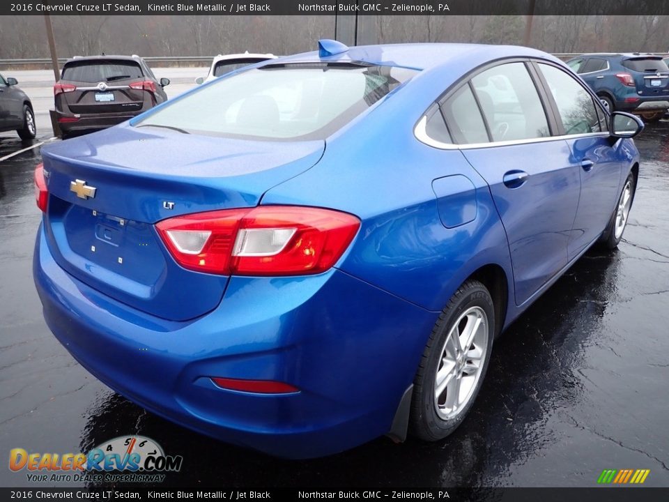 2016 Chevrolet Cruze LT Sedan Kinetic Blue Metallic / Jet Black Photo #6