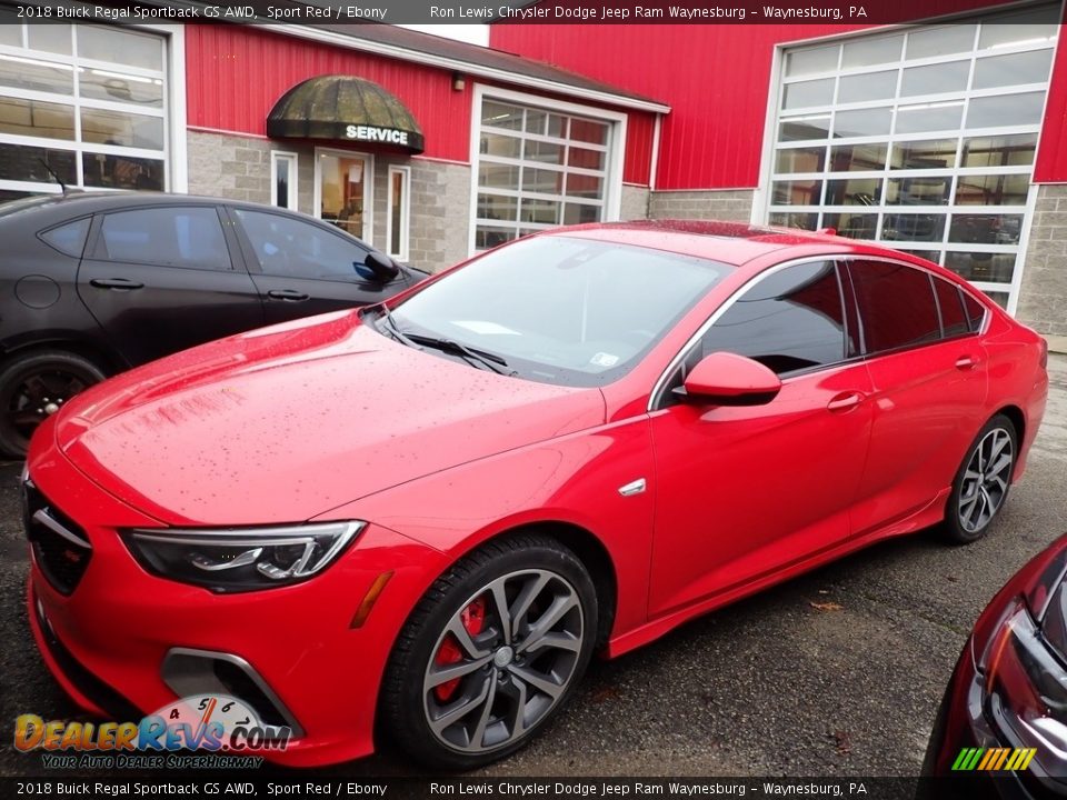 Front 3/4 View of 2018 Buick Regal Sportback GS AWD Photo #1