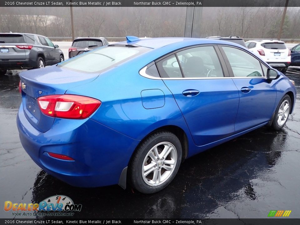 2016 Chevrolet Cruze LT Sedan Kinetic Blue Metallic / Jet Black Photo #7