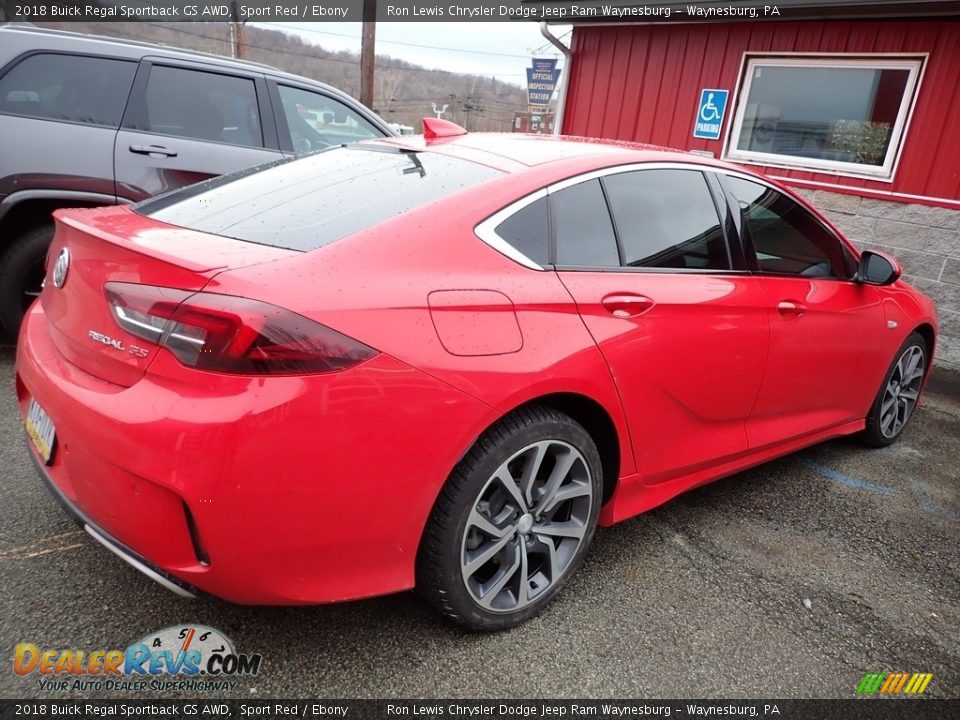 2018 Buick Regal Sportback GS AWD Sport Red / Ebony Photo #3