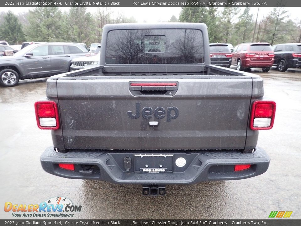 2023 Jeep Gladiator Sport 4x4 Granite Crystal Metallic / Black Photo #3