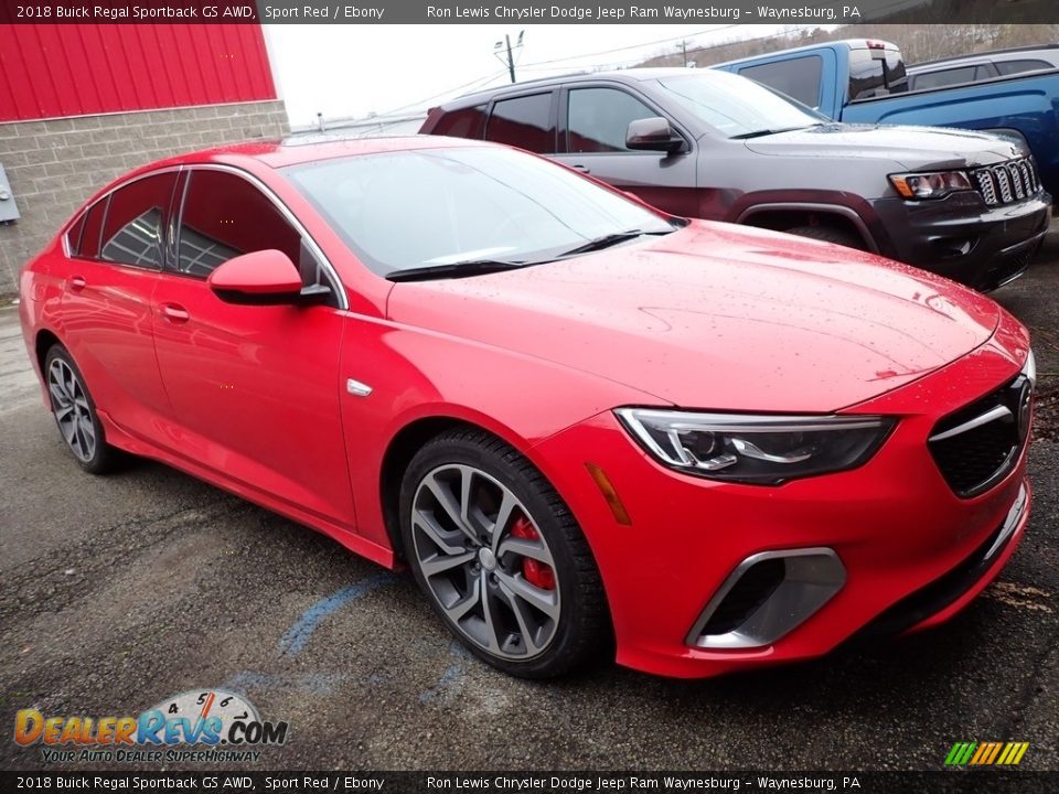 Sport Red 2018 Buick Regal Sportback GS AWD Photo #4