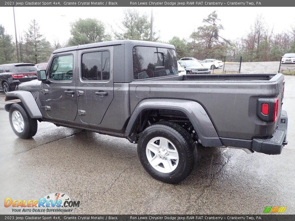 2023 Jeep Gladiator Sport 4x4 Granite Crystal Metallic / Black Photo #4