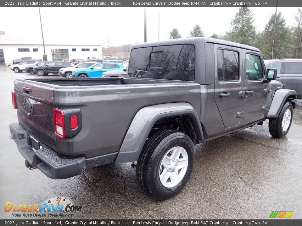 2023 Jeep Gladiator Sport 4x4 Granite Crystal Metallic / Black Photo #5