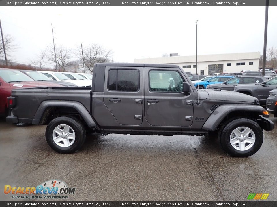 2023 Jeep Gladiator Sport 4x4 Granite Crystal Metallic / Black Photo #6