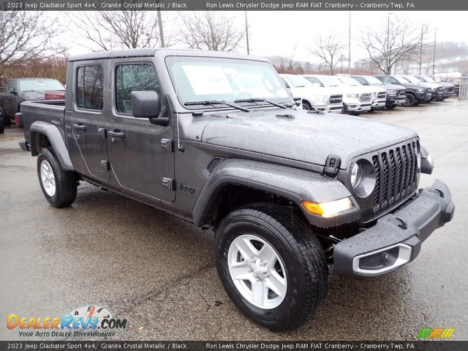 2023 Jeep Gladiator Sport 4x4 Granite Crystal Metallic / Black Photo #7