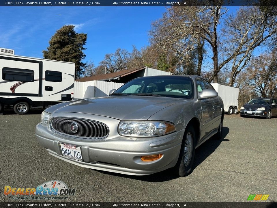 2005 Buick LeSabre Custom Glacier Blue Metallic / Gray Photo #3