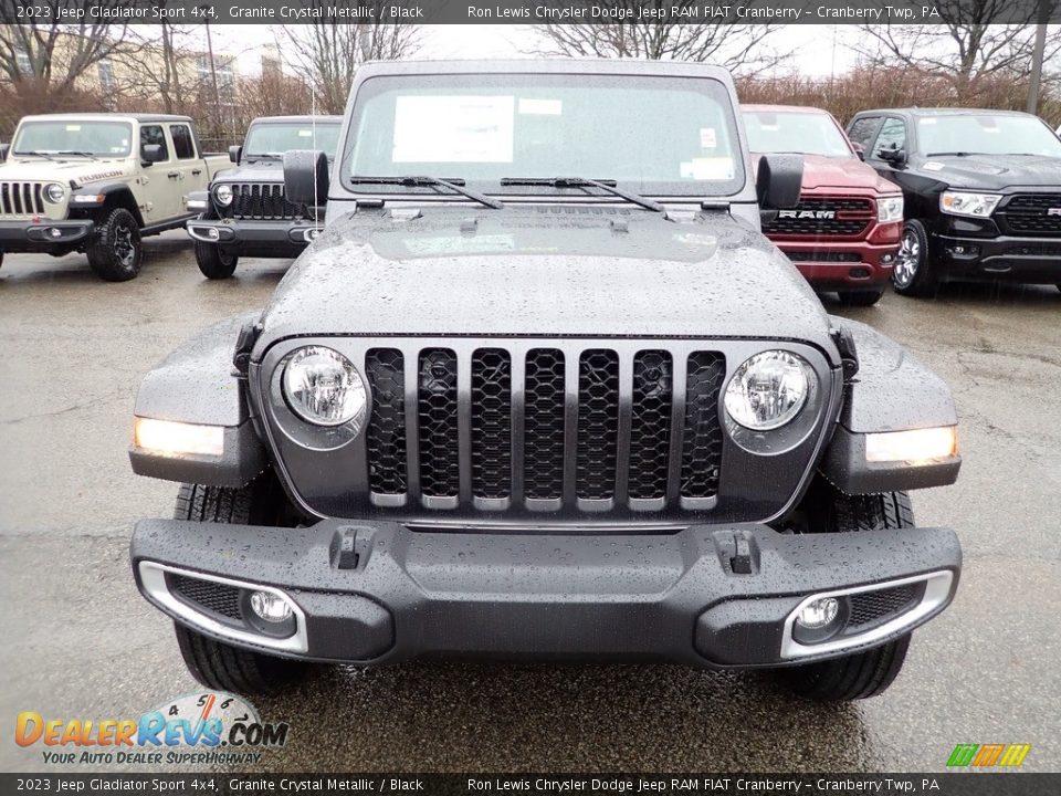 2023 Jeep Gladiator Sport 4x4 Granite Crystal Metallic / Black Photo #8