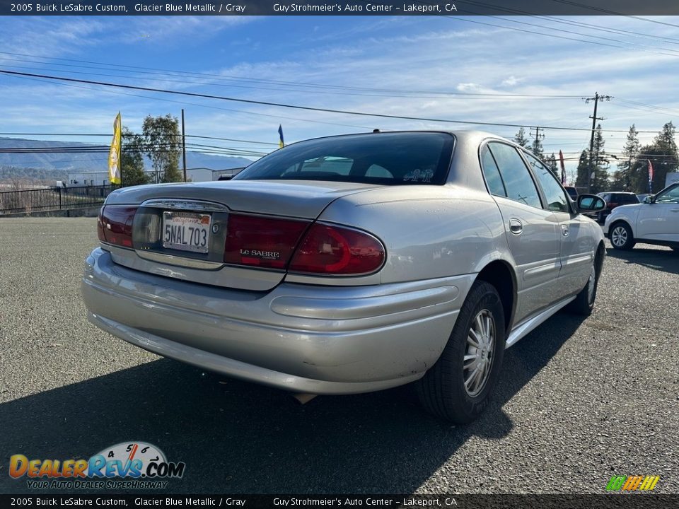 2005 Buick LeSabre Custom Glacier Blue Metallic / Gray Photo #6