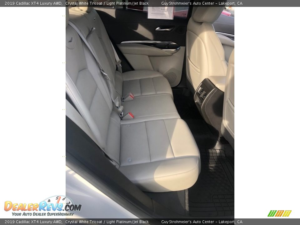 2019 Cadillac XT4 Luxury AWD Crystal White Tricoat / Light Platinum/Jet Black Photo #10