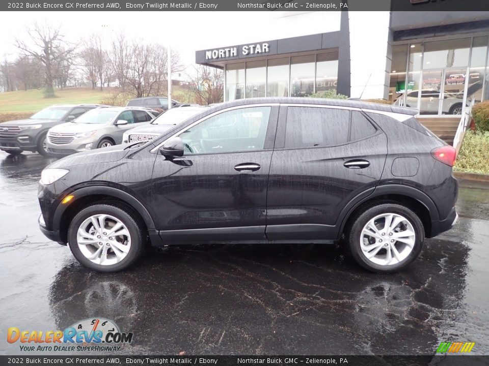 2022 Buick Encore GX Preferred AWD Ebony Twilight Metallic / Ebony Photo #2