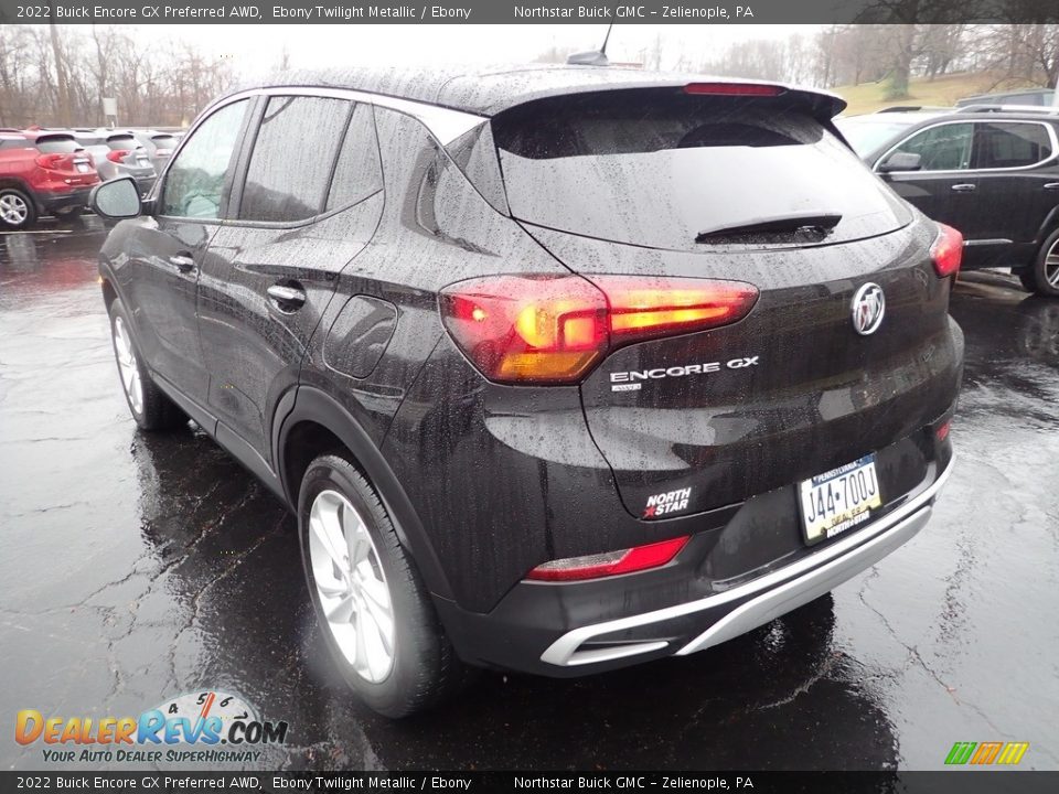 2022 Buick Encore GX Preferred AWD Ebony Twilight Metallic / Ebony Photo #4