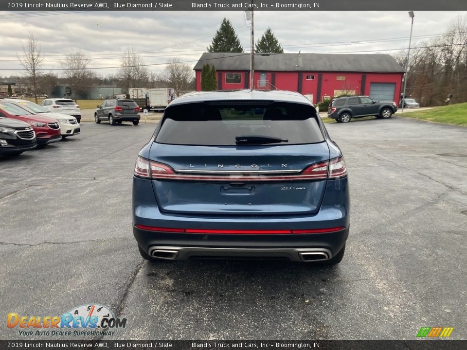 2019 Lincoln Nautilus Reserve AWD Blue Diamond / Slate Photo #4