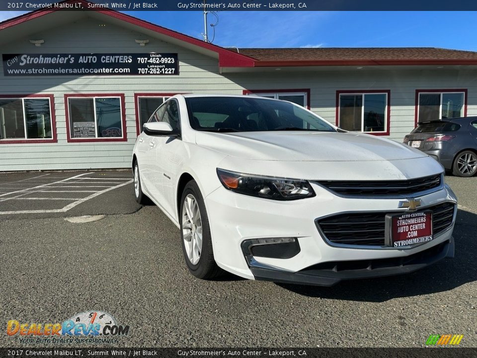 2017 Chevrolet Malibu LT Summit White / Jet Black Photo #1