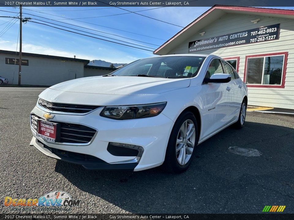 2017 Chevrolet Malibu LT Summit White / Jet Black Photo #2