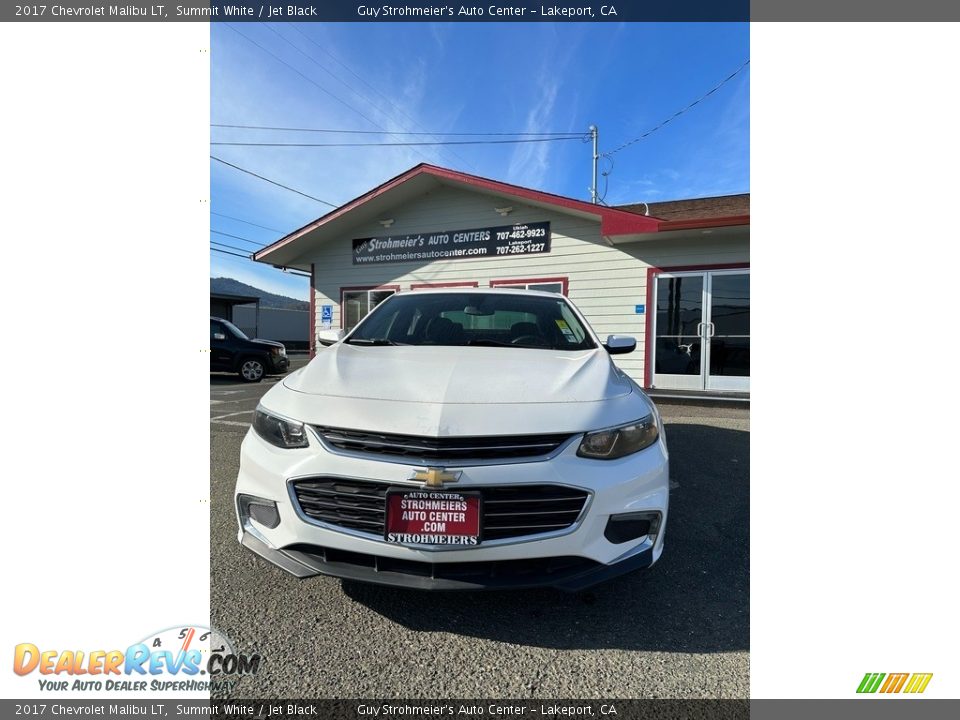 2017 Chevrolet Malibu LT Summit White / Jet Black Photo #3