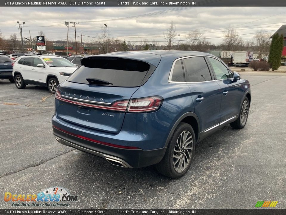 2019 Lincoln Nautilus Reserve AWD Blue Diamond / Slate Photo #8