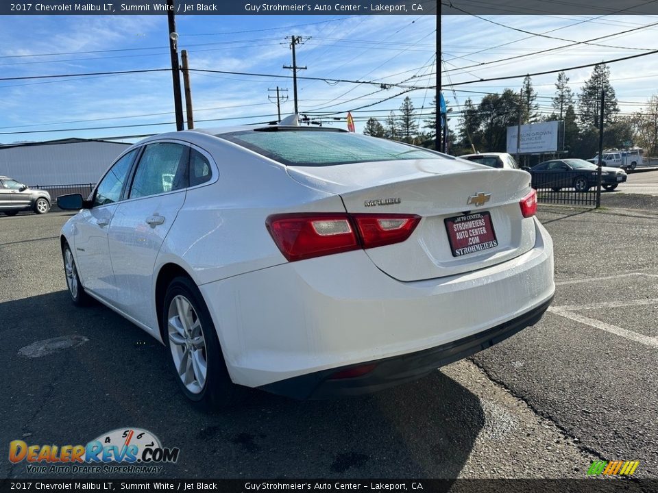 2017 Chevrolet Malibu LT Summit White / Jet Black Photo #4