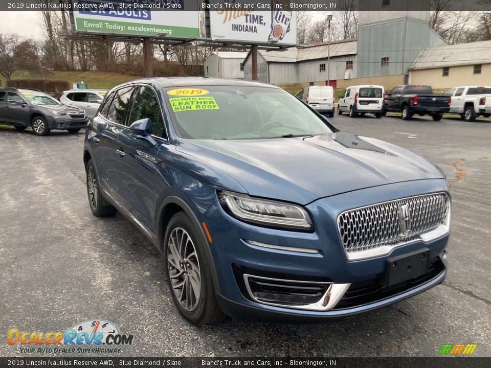 2019 Lincoln Nautilus Reserve AWD Blue Diamond / Slate Photo #9